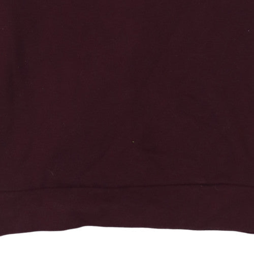 Mens UK Size M adidas Brown Pullover Sweatshirt