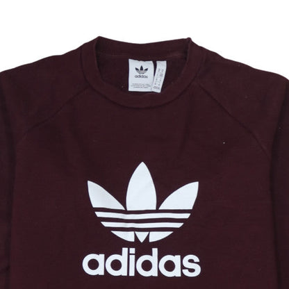 Mens UK Size M adidas Brown Pullover Sweatshirt