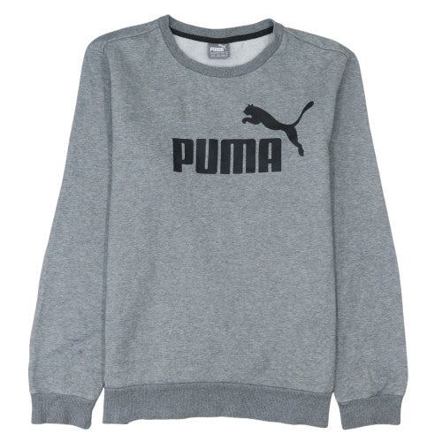 Mens UK Size M PUMA Grey Pullover Sweatshirt