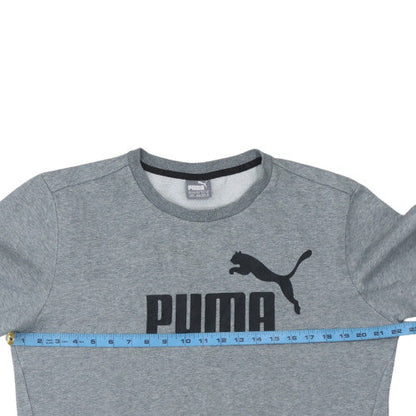 Mens UK Size M PUMA Grey Pullover Sweatshirt