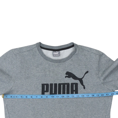 Mens UK Size M PUMA Grey Pullover Sweatshirt