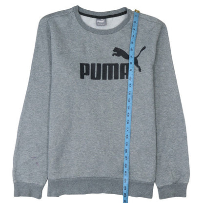 Mens UK Size M PUMA Grey Pullover Sweatshirt