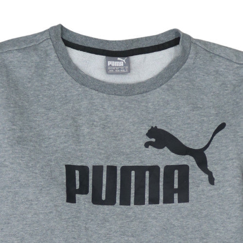 Mens UK Size M PUMA Grey Pullover Sweatshirt