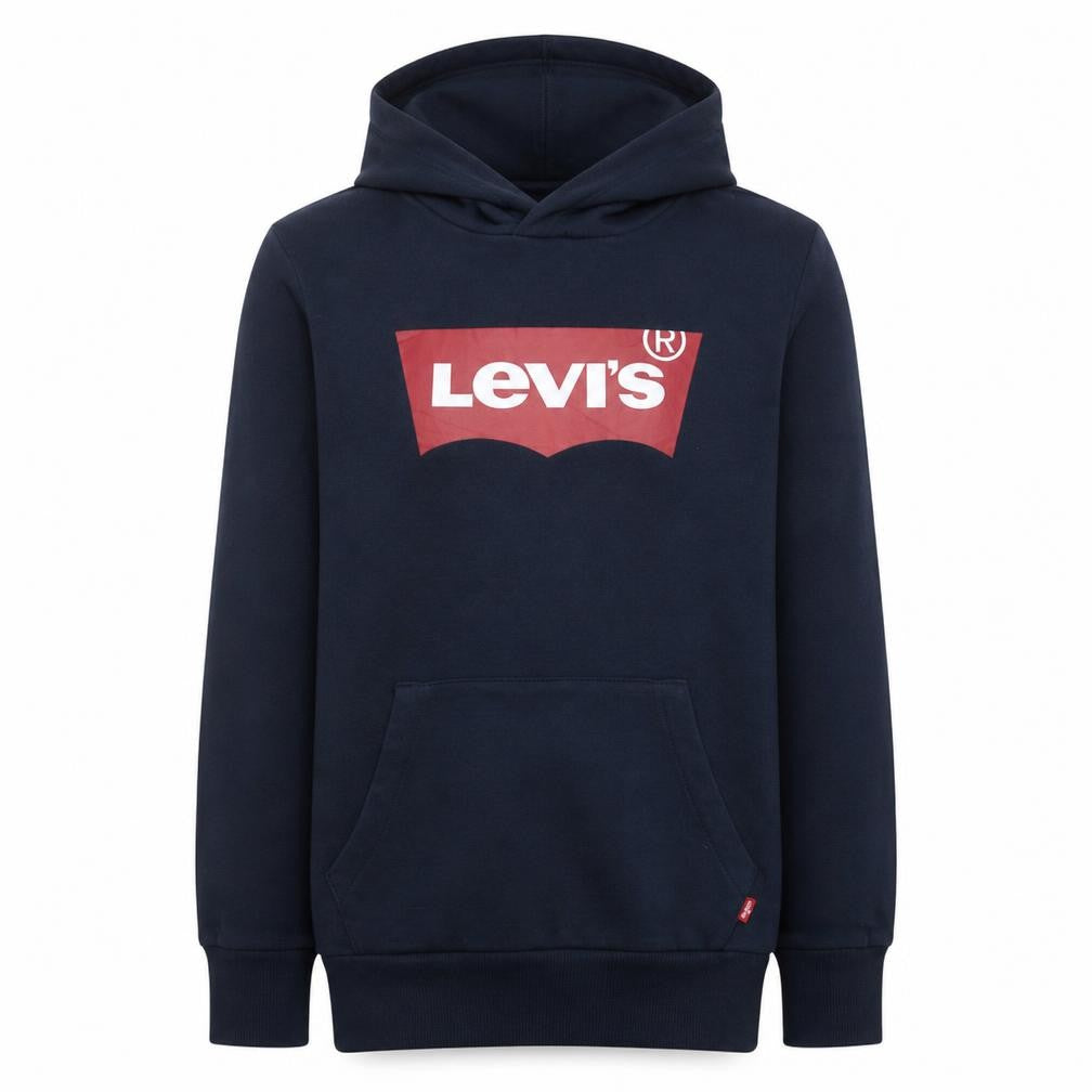 Levi's Boys Blue Pullover Hoodie 14 Years Logo Graphic Long Sleeve