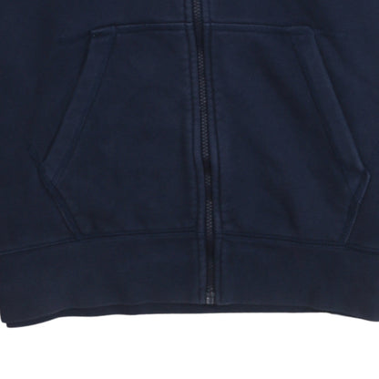 Mens UK Size L Nike Blue Full Zip Hoodie