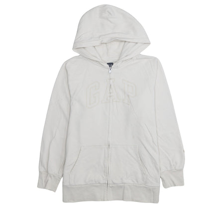 Mens UK Size XL Gap Ivory Full Zip Hoodie
