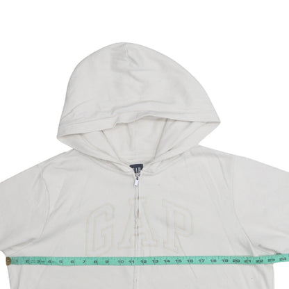 Mens UK Size XL Gap Ivory Full Zip Hoodie