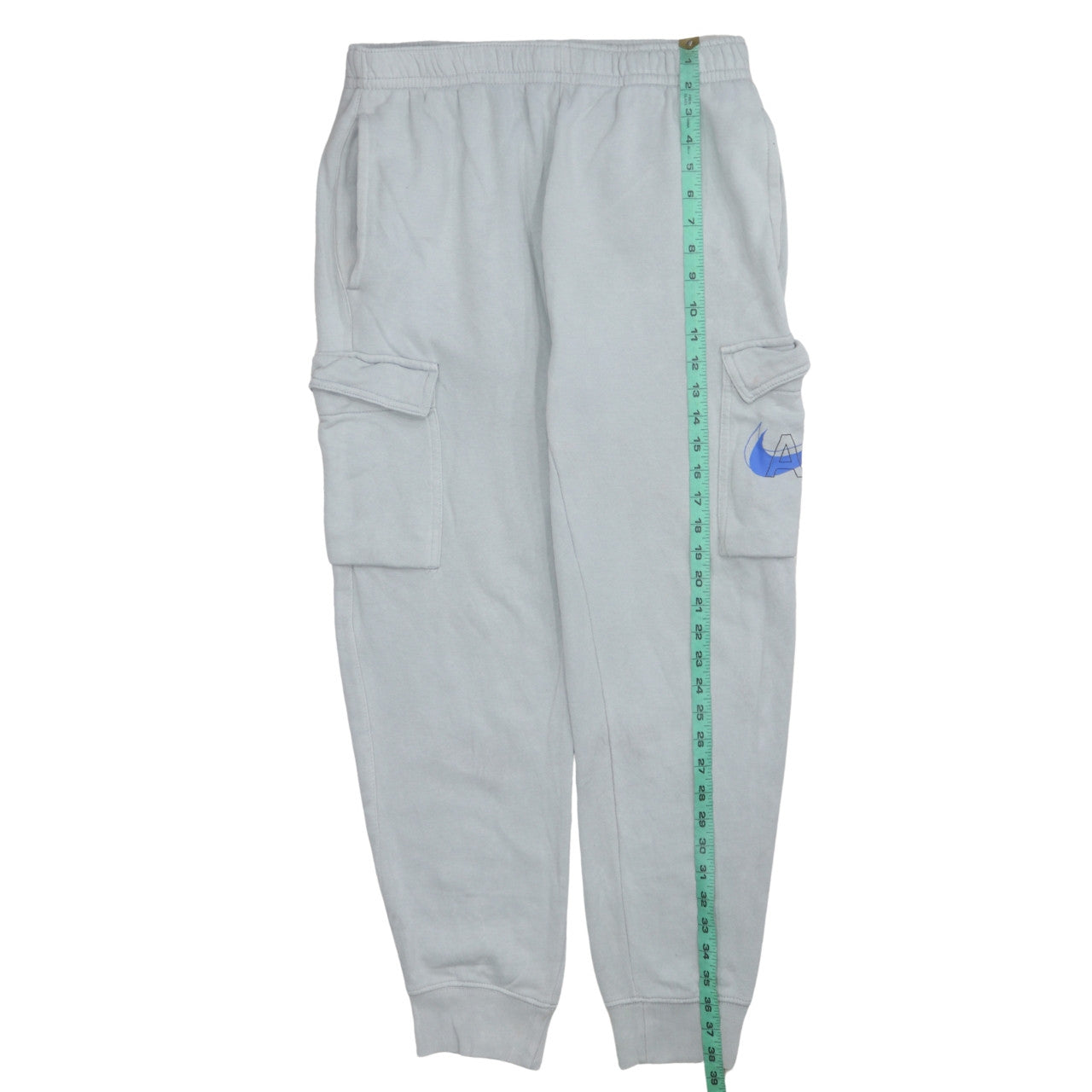 Mens UK Size M Nike Regular Fit Cargo Grey Trousers
