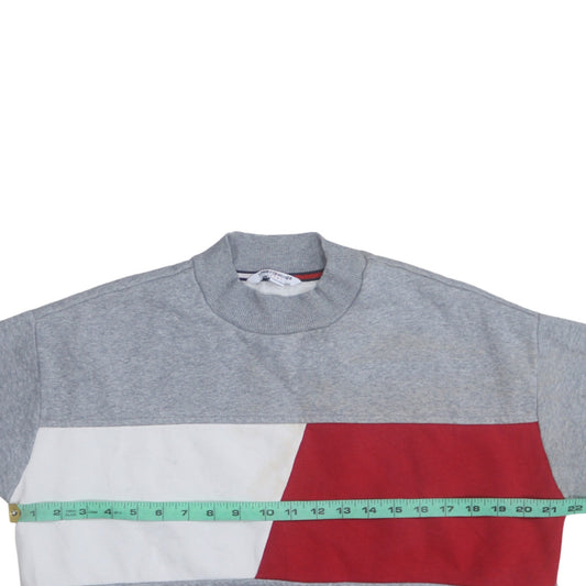 Womens UK Size M Tommy Hilfiger Grey Pullover Sweatshirt