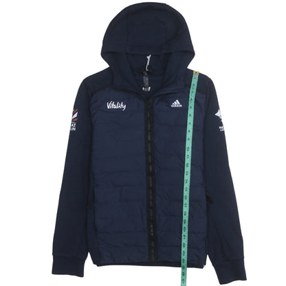 Teens UK Size 164 adidas Blue Full Zip Hoodie