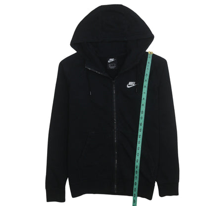 Womens UK Size S Nike Black Full Zip Hoodie