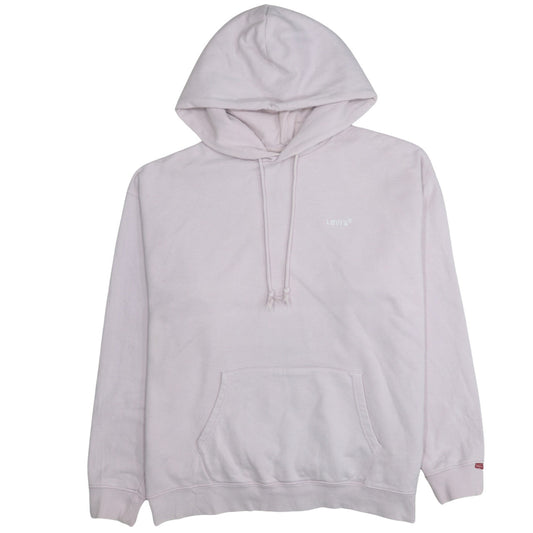 Womens UK Size L Levi's Pink Pullover Hoodie