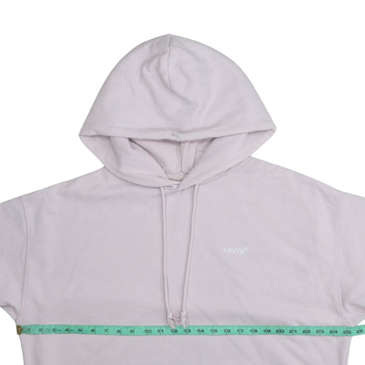 Womens UK Size L Levi's Pink Pullover Hoodie