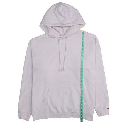 Womens UK Size L Levi's Pink Pullover Hoodie