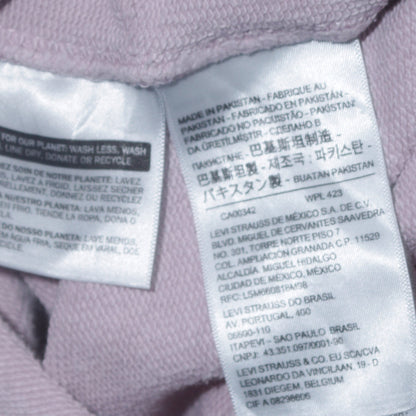 Womens UK Size L Levi's Pink Pullover Hoodie