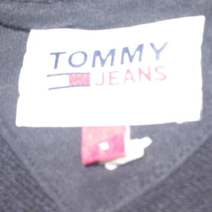 Mens UK Size S Tommy Jeans Black Pullover Sweatshirt