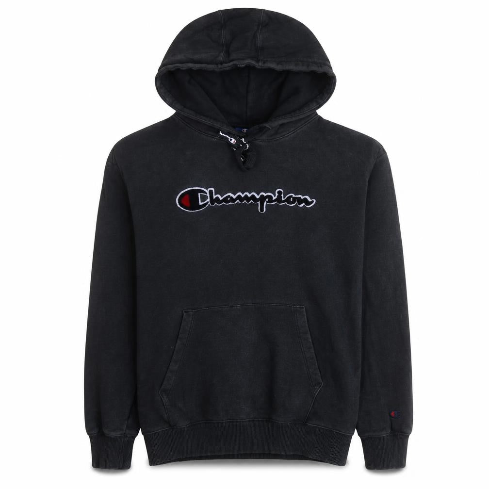Mens UK Size S Champion Black Pullover Hoodie