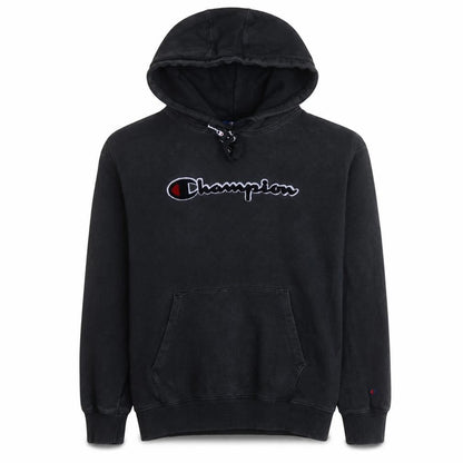 Mens UK Size S Champion Black Pullover Hoodie