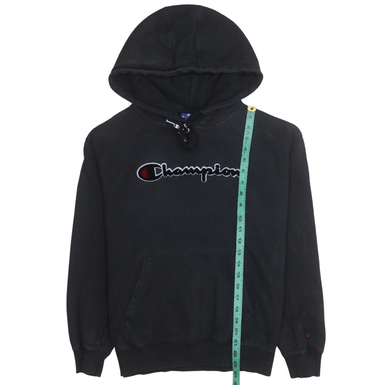 Mens UK Size S Champion Black Pullover Hoodie