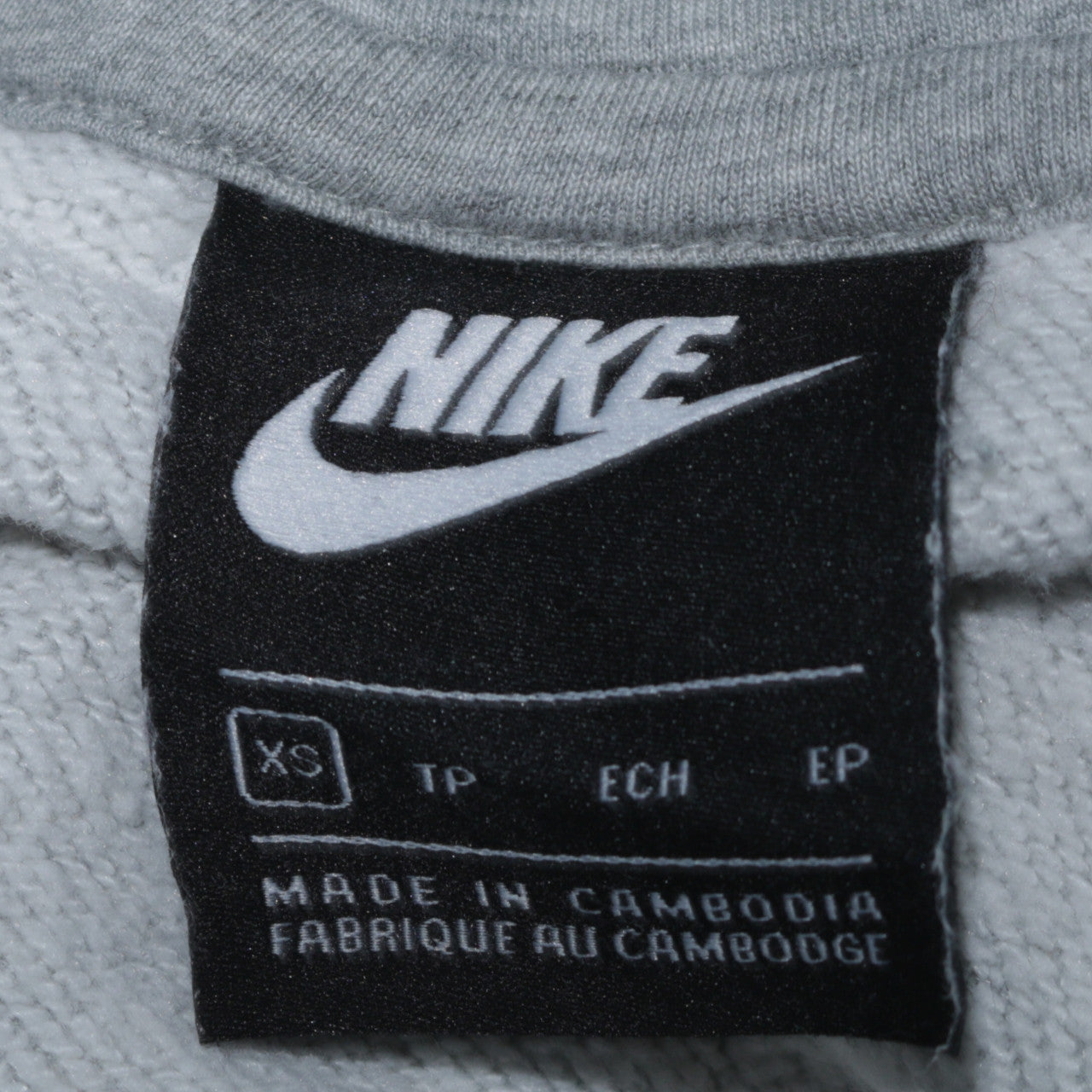 Mens UK Size XS Nike Grey Pullover Hoodie