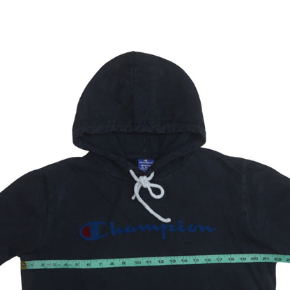 Mens UK Size M Champion Black Pullover Hoodie
