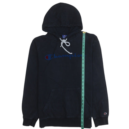Mens UK Size M Champion Black Pullover Hoodie