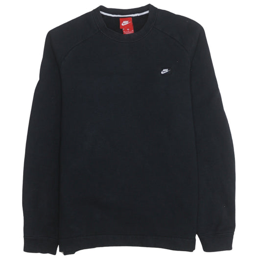 Mens UK Size M Nike Black Pullover Sweatshirt