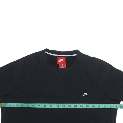 Mens UK Size M Nike Black Pullover Sweatshirt