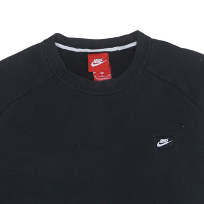 Mens UK Size M Nike Black Pullover Sweatshirt