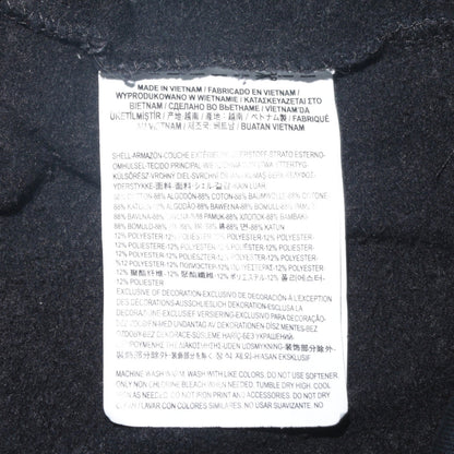 Mens UK Size M VANS Black Henley Sweatshirt