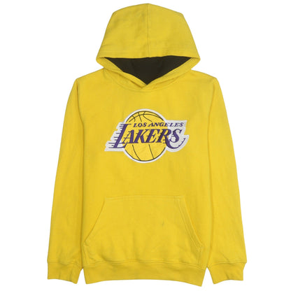 NBA Boys Yellow Los Angeles Lakers Pullover Hoodie Size 14-15 Years