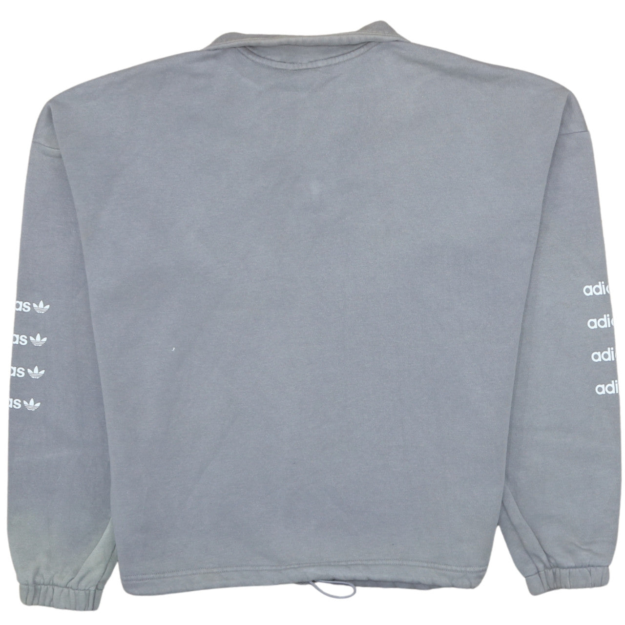 Womens UK Size 12 adidas Grey Pullover Sweatshirt