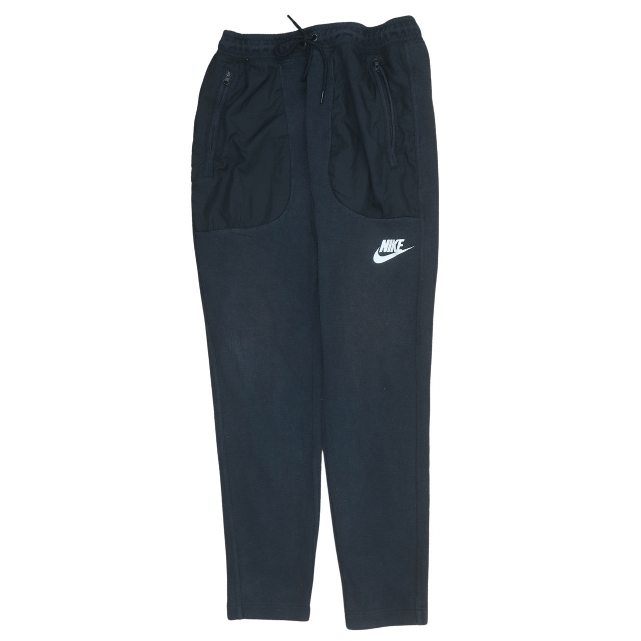 Mens UK Size M Nike Regular Fit Jogger Black Trousers
