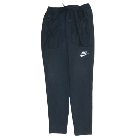 Mens UK Size M Nike Regular Fit Jogger Black Trousers