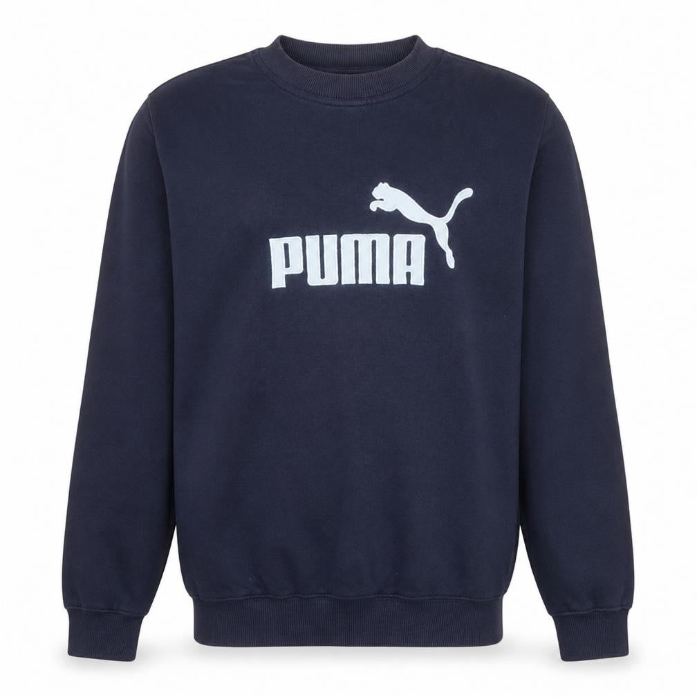 Mens UK Size S PUMA Blue Pullover Sweatshirt