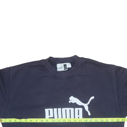 Mens UK Size S PUMA Blue Pullover Sweatshirt