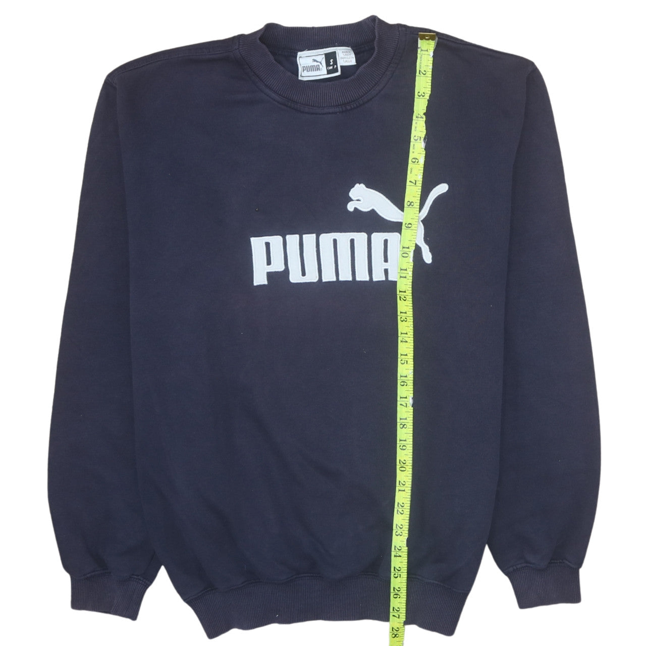 Mens UK Size S PUMA Blue Pullover Sweatshirt