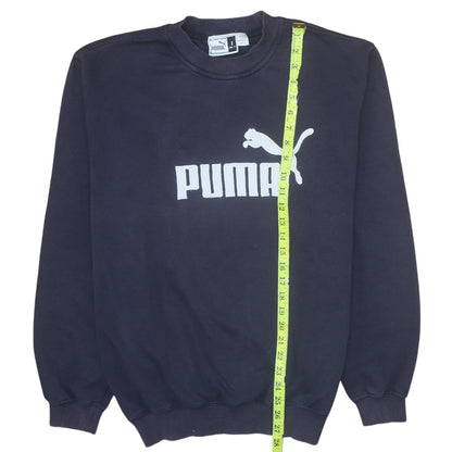 Mens UK Size S PUMA Blue Pullover Sweatshirt