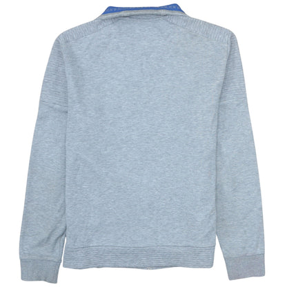 Mens UK Size M HUGO BOSS Grey Full Zip Sweatshirt