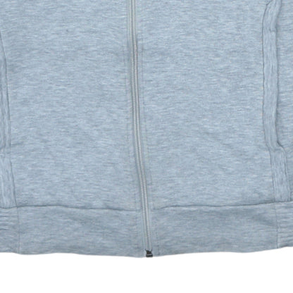 Mens UK Size M HUGO BOSS Grey Full Zip Sweatshirt