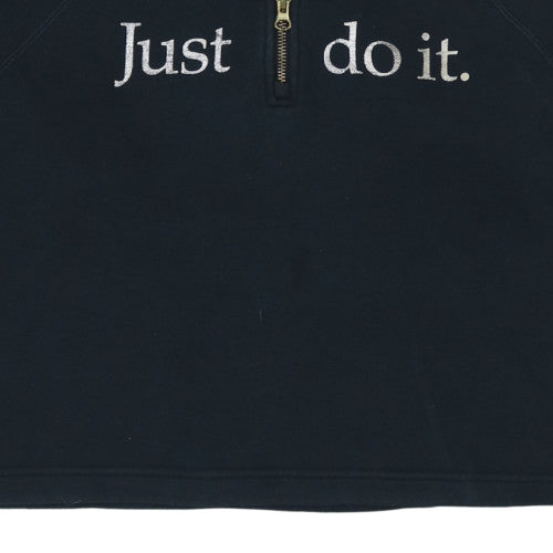 Womens UK Size L Nike Black Pullover Sweatshirt