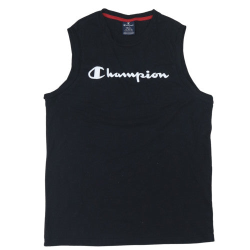 Mens UK Size S Champion Black  T-Shirt