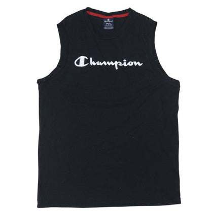 Mens UK Size S Champion Black  T-Shirt