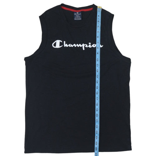 Mens UK Size S Champion Black  T-Shirt