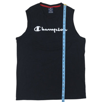 Mens UK Size S Champion Black  T-Shirt