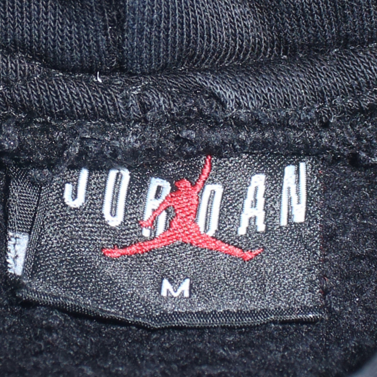 Mens UK Size M Jordan Black Pullover Hoodie