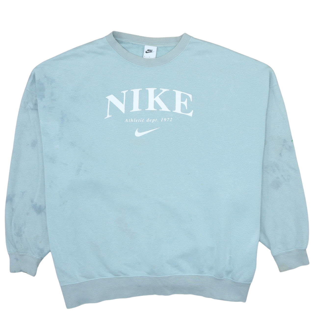 Womens UK Size M Nike Blue Pullover Sweatshirt