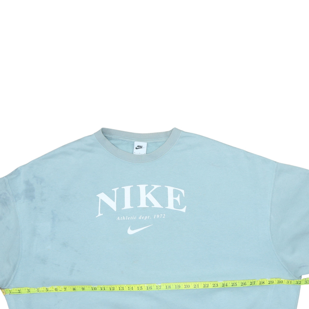 Womens UK Size M Nike Blue Pullover Sweatshirt