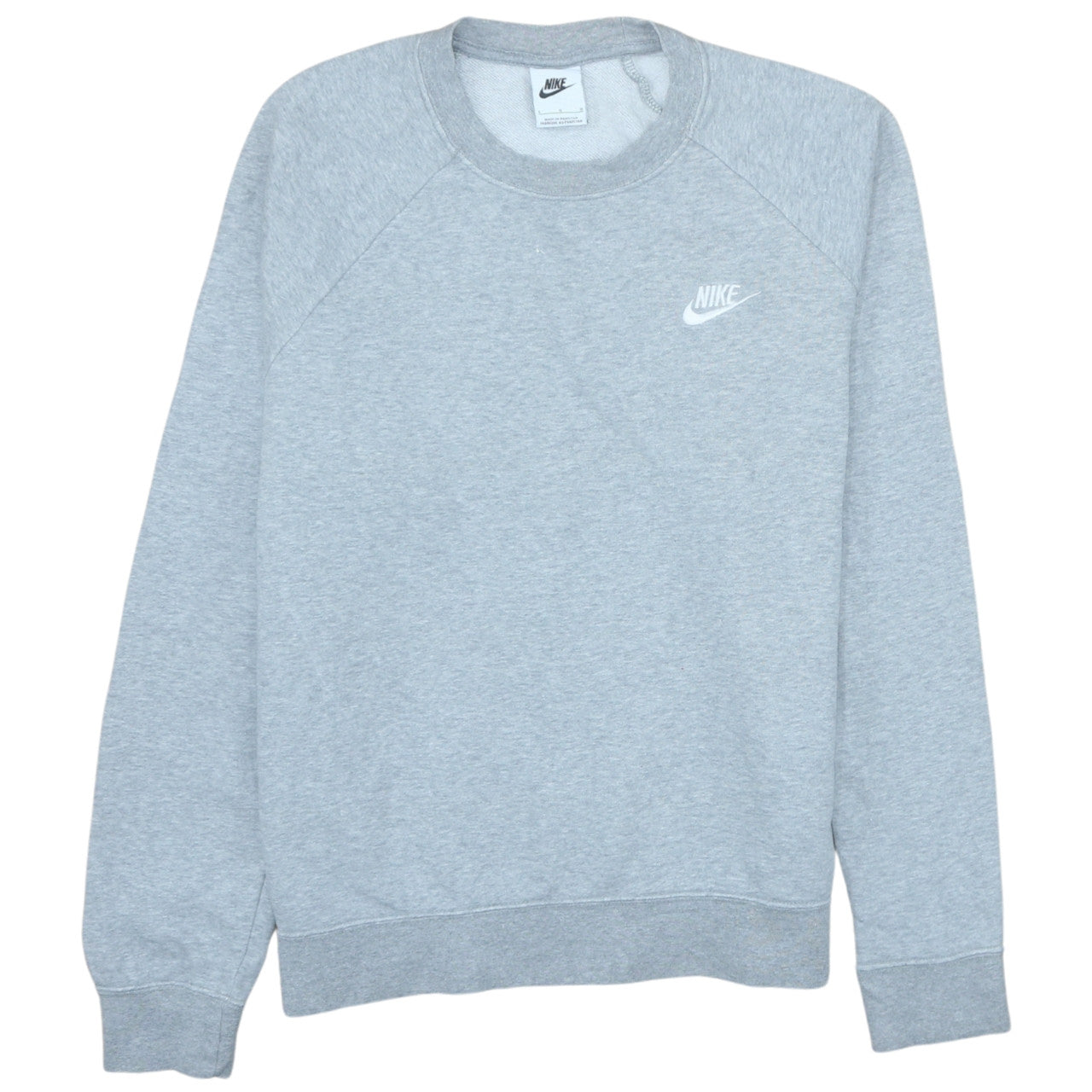 Womens UK Size L Nike Grey Pullover Sweatshirt