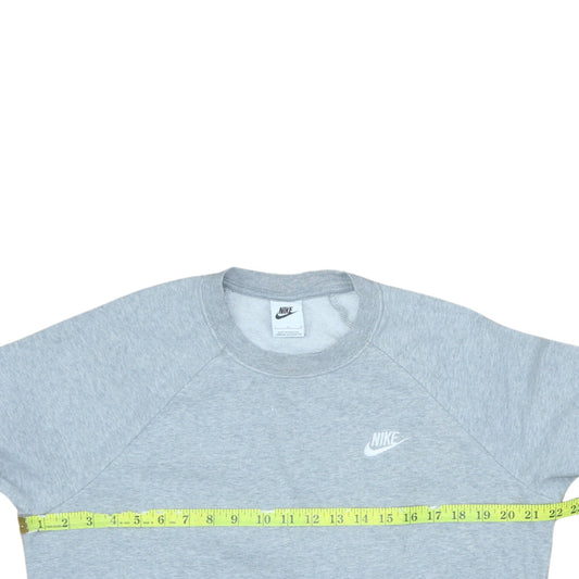 Womens UK Size L Nike Grey Pullover Sweatshirt